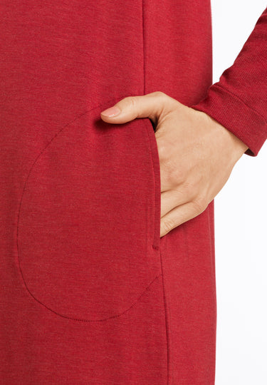 Natural Elegance Long Sleeve Gown | Redwood Melange 79023-1226